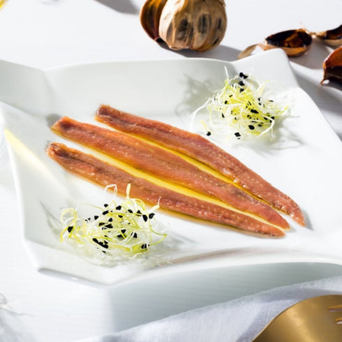 Anchovy fillets Cantabrian Sea in organic olive oil 50g